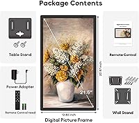 WONNIE 21.5-Inch Digital Picture Frame — image 8