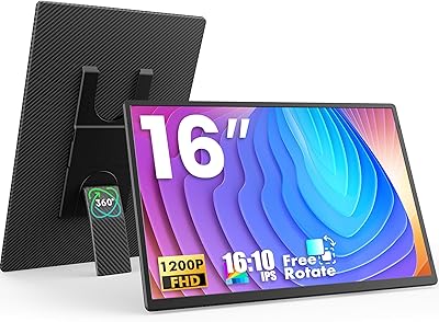 FLYTOCCA 16-inch Portable Monitor 1200P FHD