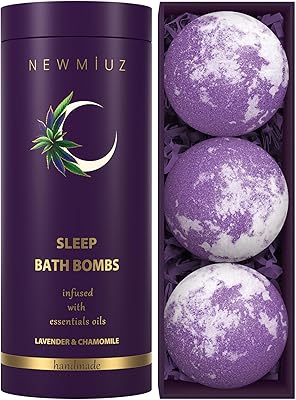 New Miuz Deep Sleep Bath Bombs Lavender Chamomile