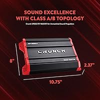 Crunch Ground Pounder GP-1500.4 1500 Watt 4 Channel Amplifier — image 2