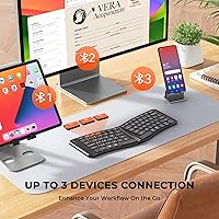 MEETION K9880 Ergonomic Foldable Bluetooth Keyboard — image 4