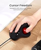 Nulea M509 Trackball Mouse Wired — image 2