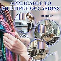 MIVERYEA Braiding Hair Rack Stand with 120 Pegs — image 7