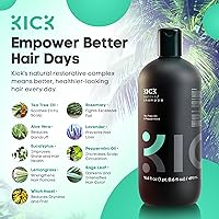 Kick Men's Shampoo - Peppermint & Tea Tree, 16.6oz — image 4