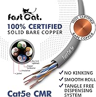 fast Cat. Cat5e Ethernet Cable 1000ft - 24 AWG, CMR — image 7