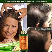 Botanical Hair Growth Treatment Ginger Saw Palmetto Hair Oil 4.2oz — image 3