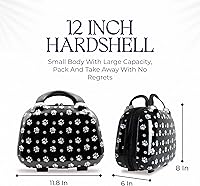 Travel Makeup Bag for Women, Large Travel Toiletry Bag (Dog Paws) — image 3