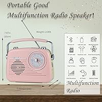 Wenpzeray D-216 Portable AM/FM Shortwave Radio Bluetooth Speaker — image 2