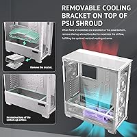 Antec Flux Pro White Full-Tower PC Case — image 15