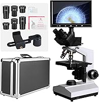Vabiooth Lab Darkfield & Brightfield Trinocular Compound Microscope 40X-2500X Magnification — image 1