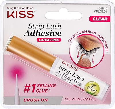 Kiss Strip Lash Adhesive Clear (6 Pack)