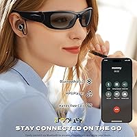 ZTCOLIFE Video Glasses with Bluetooth 1080P HD Camera — image 3