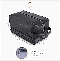 Make Life Exclusive Men's Leather Toiletry Bag — image 7