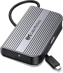 Cable Matters 40Gbps Portable USB4 Thunderbolt 4 SSD Enclosure for M.2 NVMe SSD