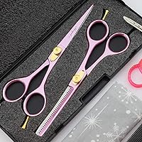 Haryali London Hairdressing Scissors Set - 6 Inches Pink — image 4