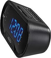 Jensen JCR-298 AM/FM Dual-Alarm Digital Clock Radio with Bluetooth — image 3