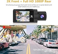 Z Z-Edge Z3Pro Dash Cam Front and Inside 2K+1080P — image 4