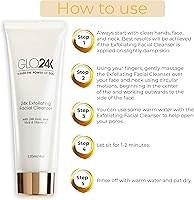 GLO24K Exfoliating Facial Cleanser with 24k Gold, Aloe Vera, and Vitamins — image 3