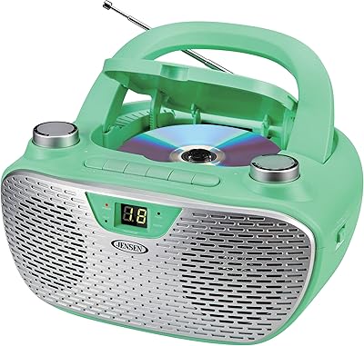 Jensen CD-485 Portable Stereo CD Player with AM/FM Radio