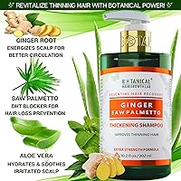 Botanical Hair Growth Shampoo Ginger Saw Palmetto 10.2oz — image 4