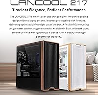 Lian Li LANCOOL 217 Walnut Wood Mid-Tower ATX Case — image 2