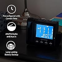 Magnasonic EAAC601 Projection Alarm Clock — image 5