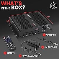 Pyle PFA540BT.6 100W 5-Channel Audio Amplifier — image 6