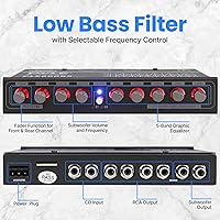 Pyle PLE550BS 5-Band Graphic Equalizer with Bluetooth — image 3