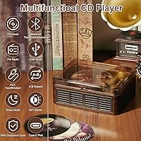 Lehwey Portable CD Player Bluetooth with Speakers — image 2