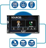 Jensen CMR270 7-inch LED Digital Media Touch Screen Car Stereo — image 3