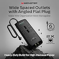 Monster Power Surge Protector 4,050 Joules 8 Outlets with USB-A & USB-C — image 2