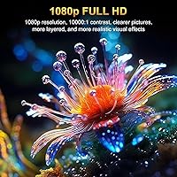 Pericat PJ108 4K Supported Native 1080P Portable Projector — image 2