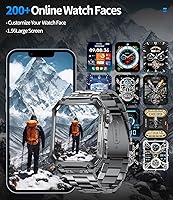 LIGE Military Smart Watch for Men, 1.96″ HD Screen, Bluetooth Calling, Fitness Tracker, 5ATM Waterproof — image 7