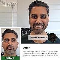 Simpler Hair Color Touch Up Temporary Beard Dye - Natural Black — image 3
