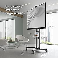 ONKRON TS1891-B Mobile TV Stand for 50-90 Inch TVs — image 5