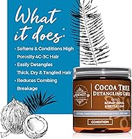 Qhemet Biologics Cocoa Tree Detangling Ghee 9oz — image 3