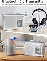 Jazmm Cassette Player Recorder with Bluetooth — image 3