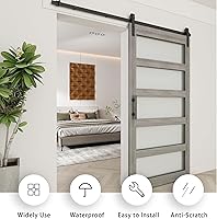 BARNSMITH 36x96 Glass Barn Door — image 3