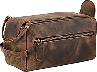 KomalC Premium Buffalo Leather Toiletry Bag — image 2