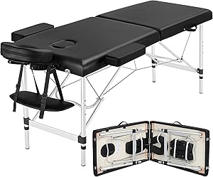 Yaheetech Portable Massage Table 24 inch Width Black Review