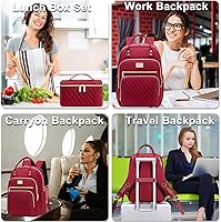 Weitars Laptop Backpack with Lunch Box Set — image 7