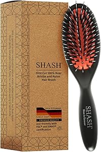 SHASH Since 1869 Hand Made in Germany Nylon Boar Bristle Brush (Extra Small) Review