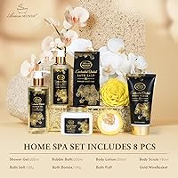 ArioseMonde Spa Gift Basket for Women - Enchanted Orchid Scent, 8-Piece Set — image 2