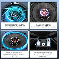 ZYZCLES K-608 6.5″ Hi-Fi Coaxial Car Speakers — image 7