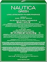Nautica Color Green Giftset 1.7oz EDT + 6oz Deodorizing Body Spray — image 9