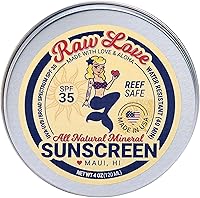 Raw Love Reef Safe Sunscreen SPF 35, 4oz — image 1
