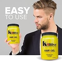 KALIVE Men's Hair Styling Gel 64 oz — image 2