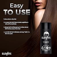 Elevate Hair Fibers for Thinning Hair 40g - Black — image 4