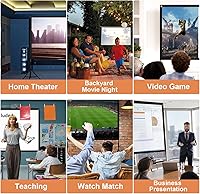 Towond 100-inch Portable Projector Screen with Stand — image 6