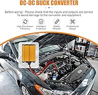 YAXIGE DC-DC 36V-96V to 12V 25A 300W Voltage Regulator — image 2